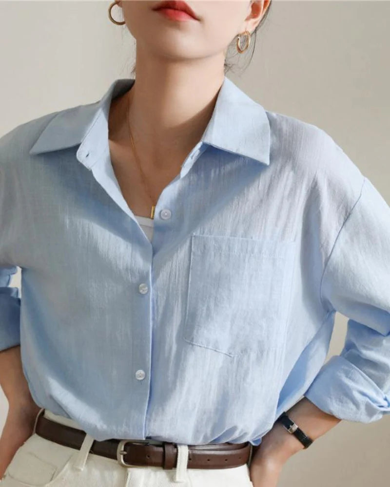 Camisa de Lino Suelta